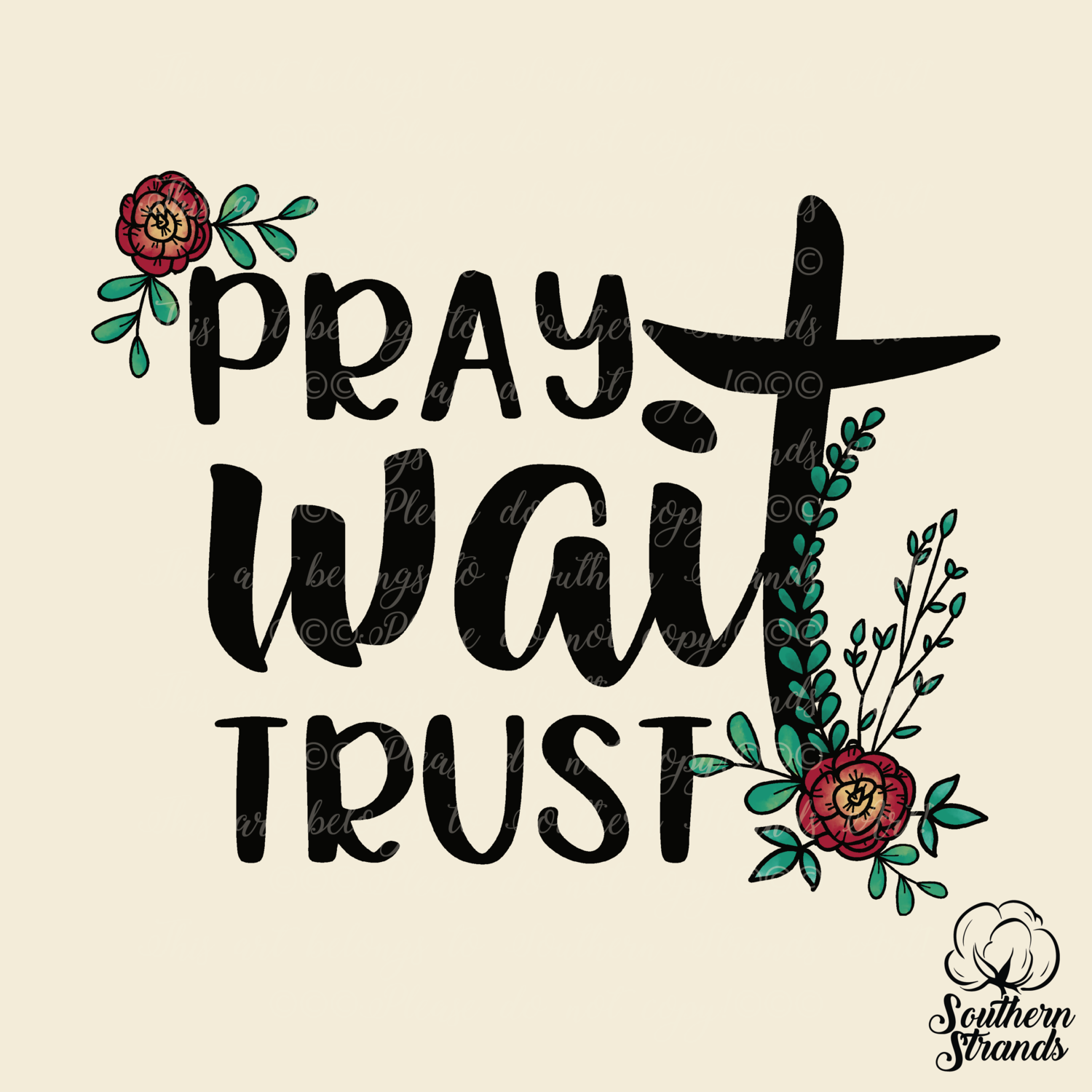 Pray Wait Trust | DIGITAL DESIGN