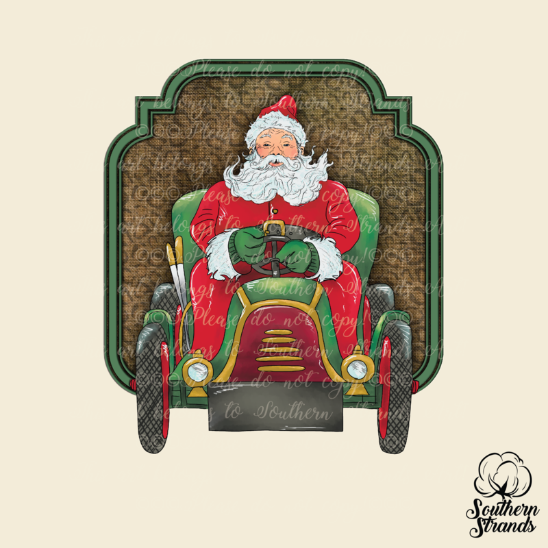 Driving Santa | DIGITAL DESIGN