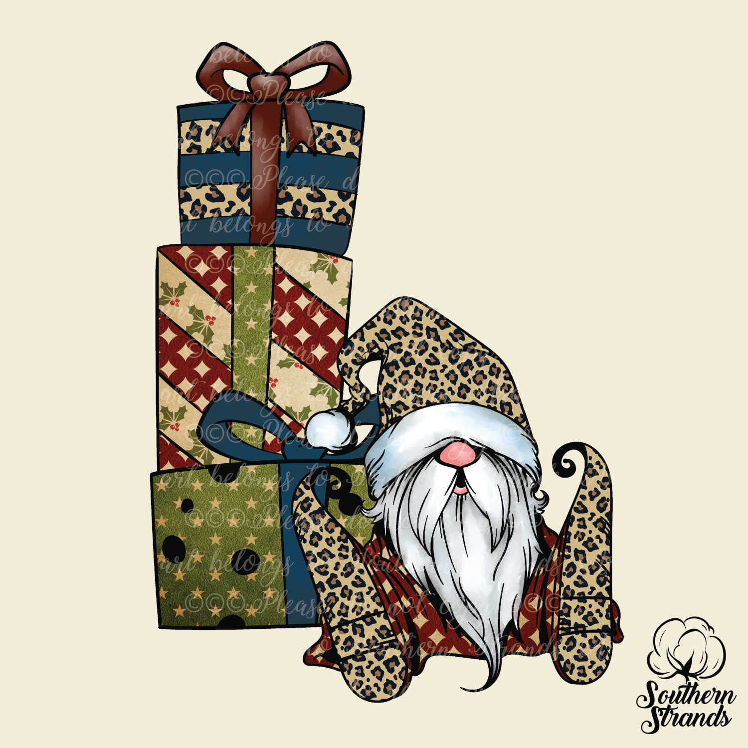 Christmas Present Gnome | DIGITAL DESIGN