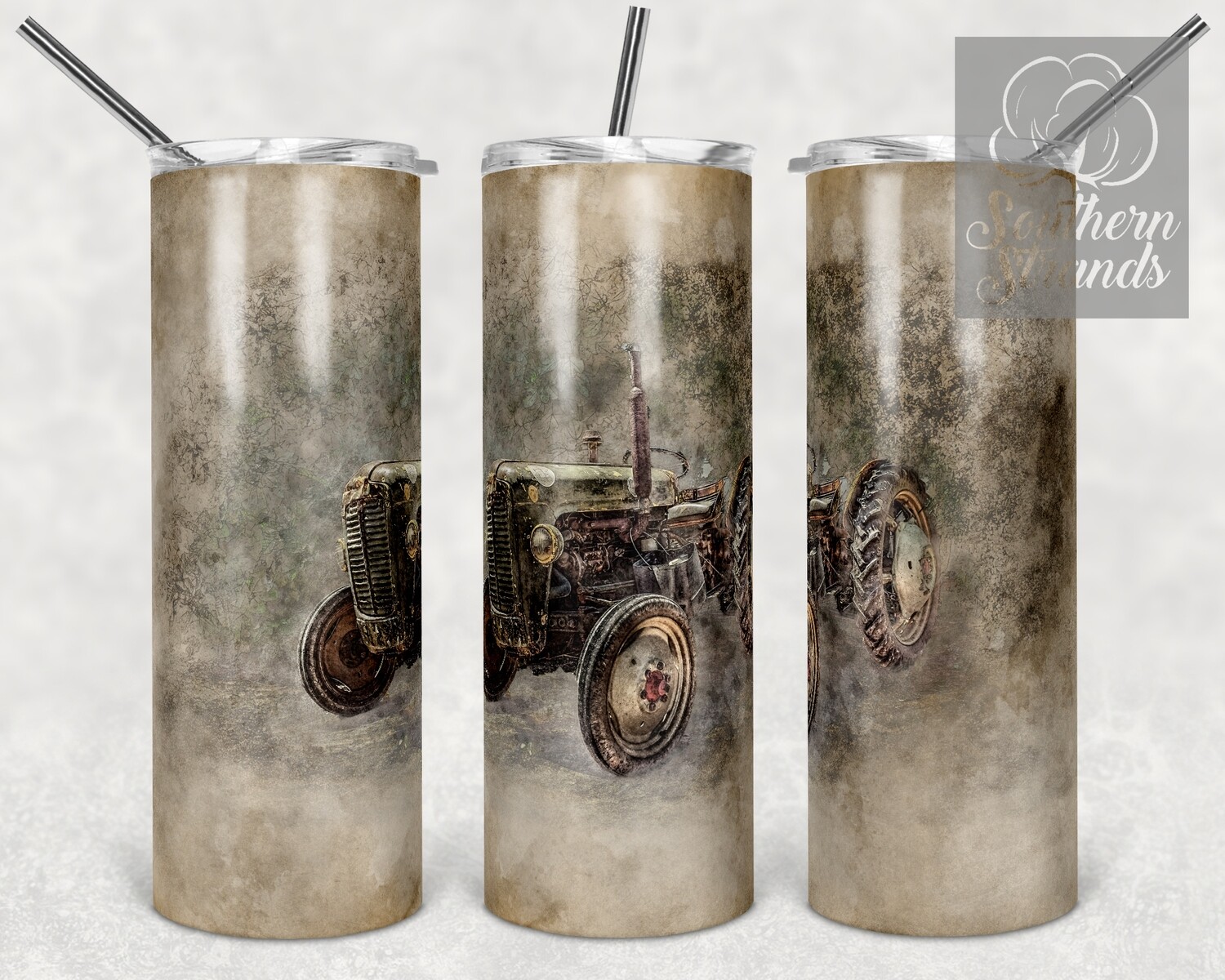 Vintage Farm Tractor - Tumbler Art | DIGITAL DOWNLOAD