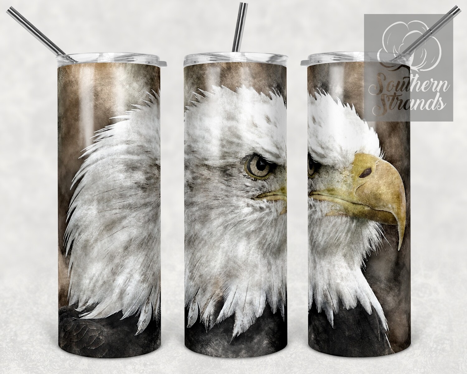 Vintage Wildlife Eagle Head - Tumbler Art | DIGITAL DOWNLOAD