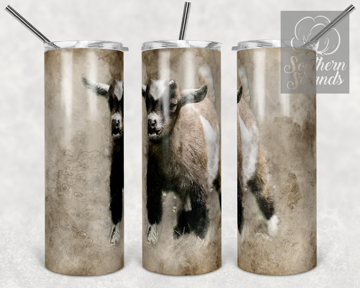 Vintage Farm Baby Goat - Tumbler Art | DIGITAL DOWNLOAD