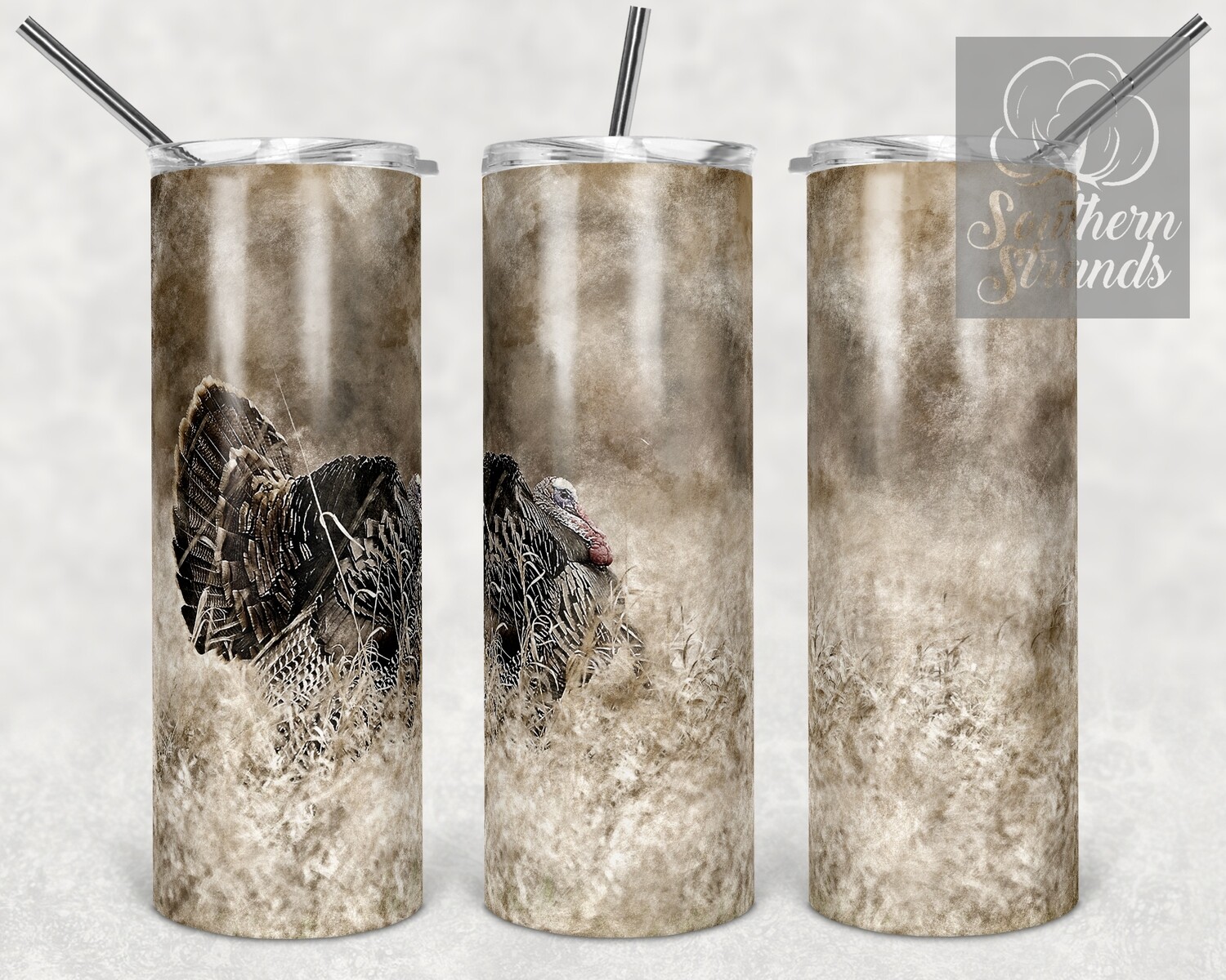 Vintage Wildlife Struttin Turkey - Tumbler Art | DIGITAL DOWNLOAD