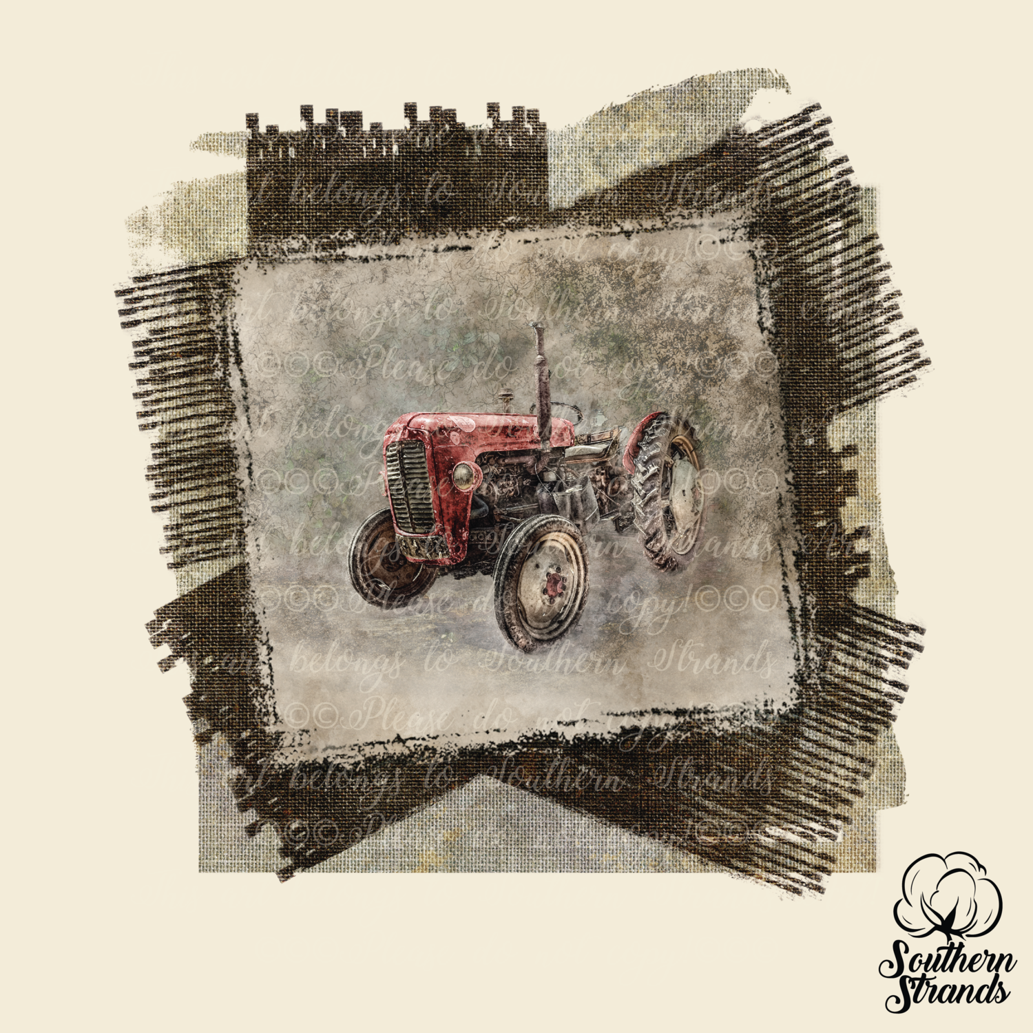 Vintage Farm RedTractor | DIGITAL DESIGN