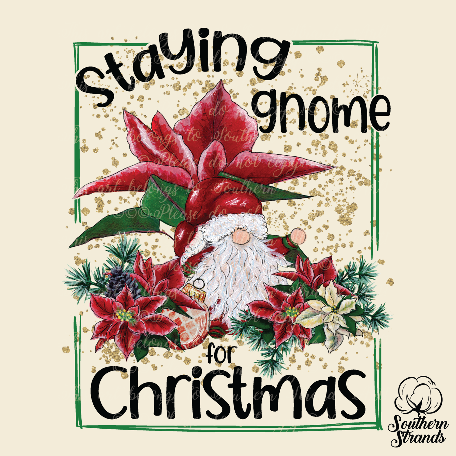 Staying Gnome For Christmas | DIGITAL DESIGN