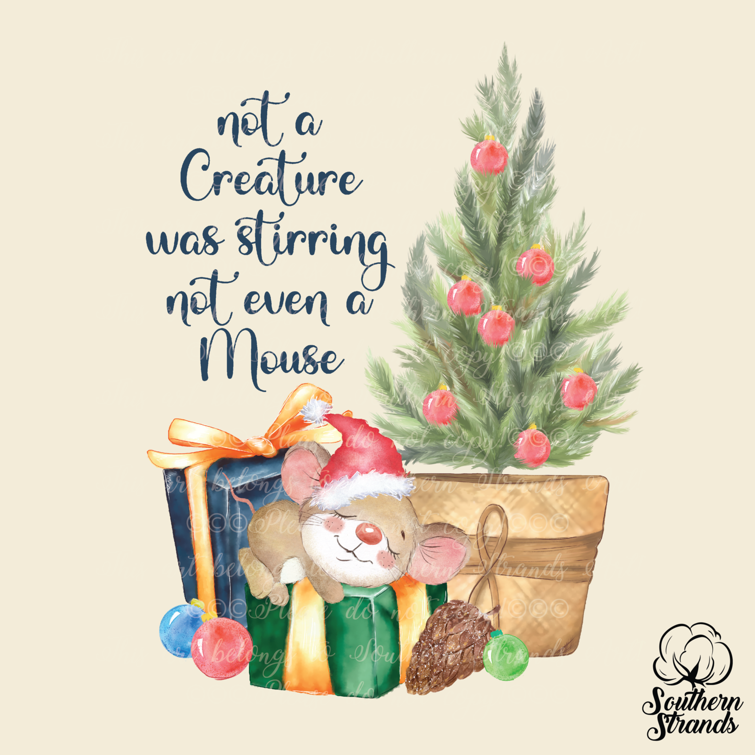 Not A Creature Was Stirring | DIGITAL DESIGN