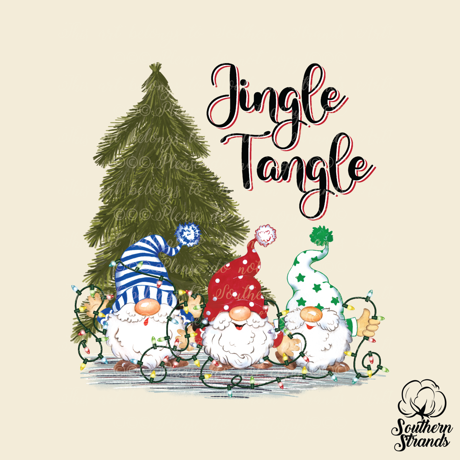 Tangled Gnomes - Jingle Tangle | DIGITAL DESIGN