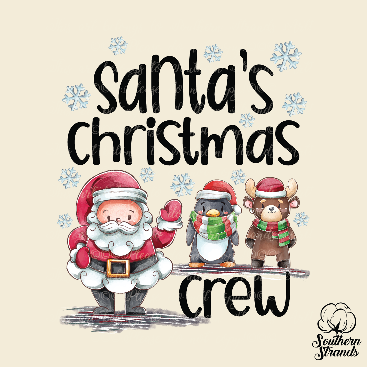 Santa&#39;s Christmas Crew | DIGITAL DESIGN