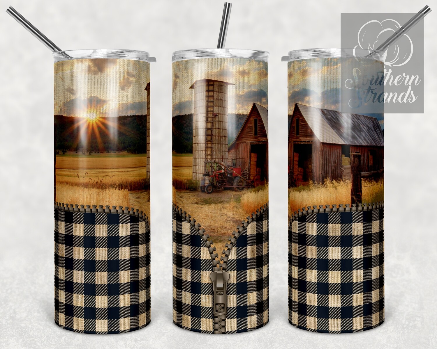 Zipper Farm - Tumbler | DIGITAL DESIGN