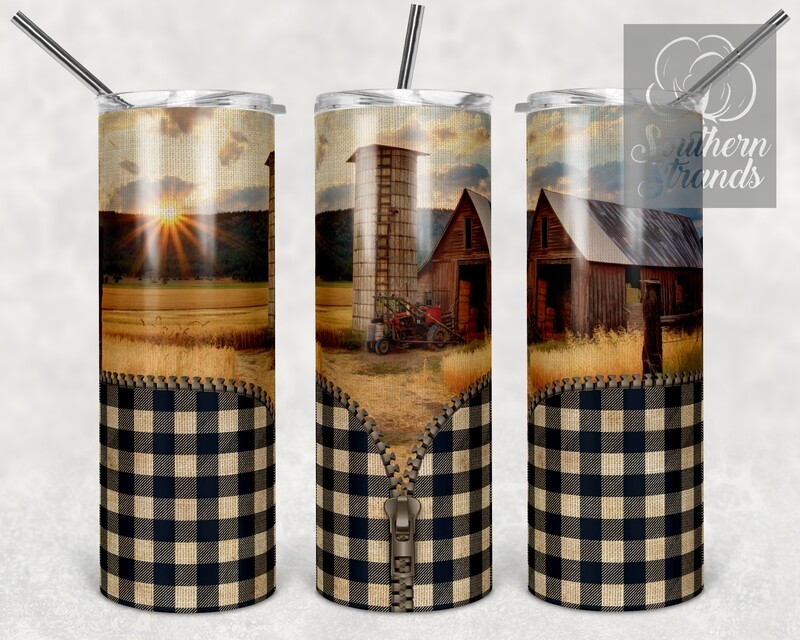 Zipper Farm - Tumbler | DIGITAL DESIGN