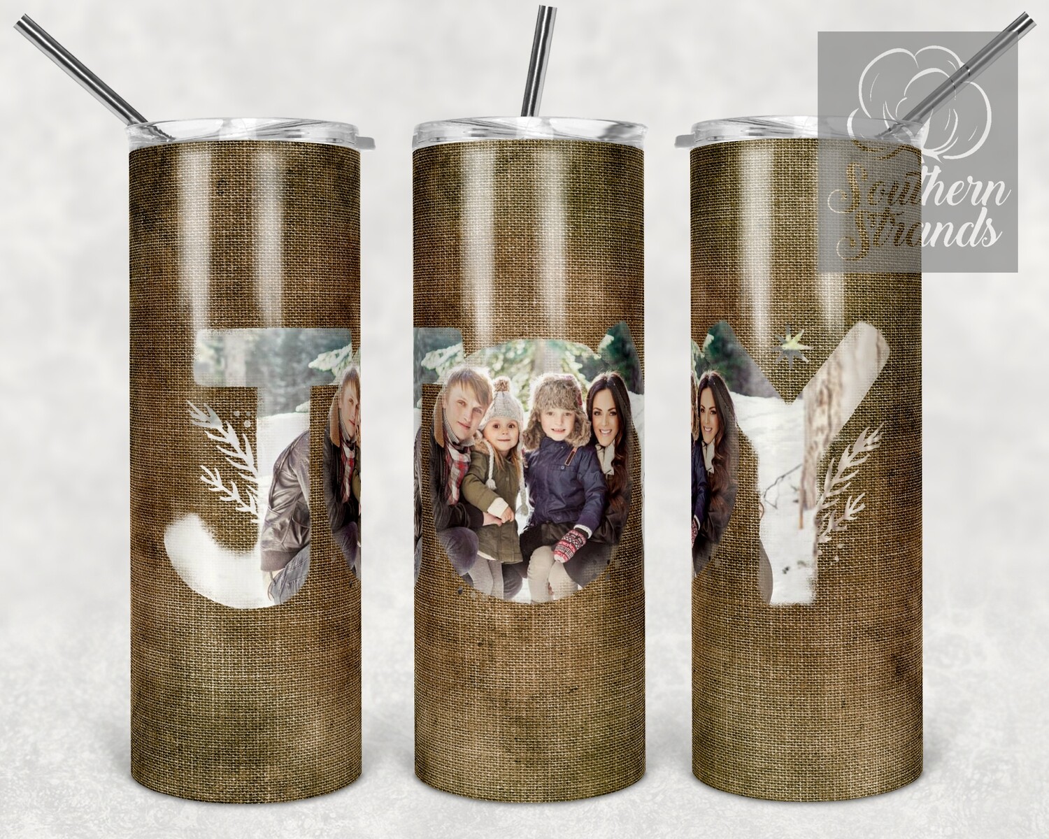 Joy Photo Tumbler | add your own photo and text | DIGITAL DESIGN