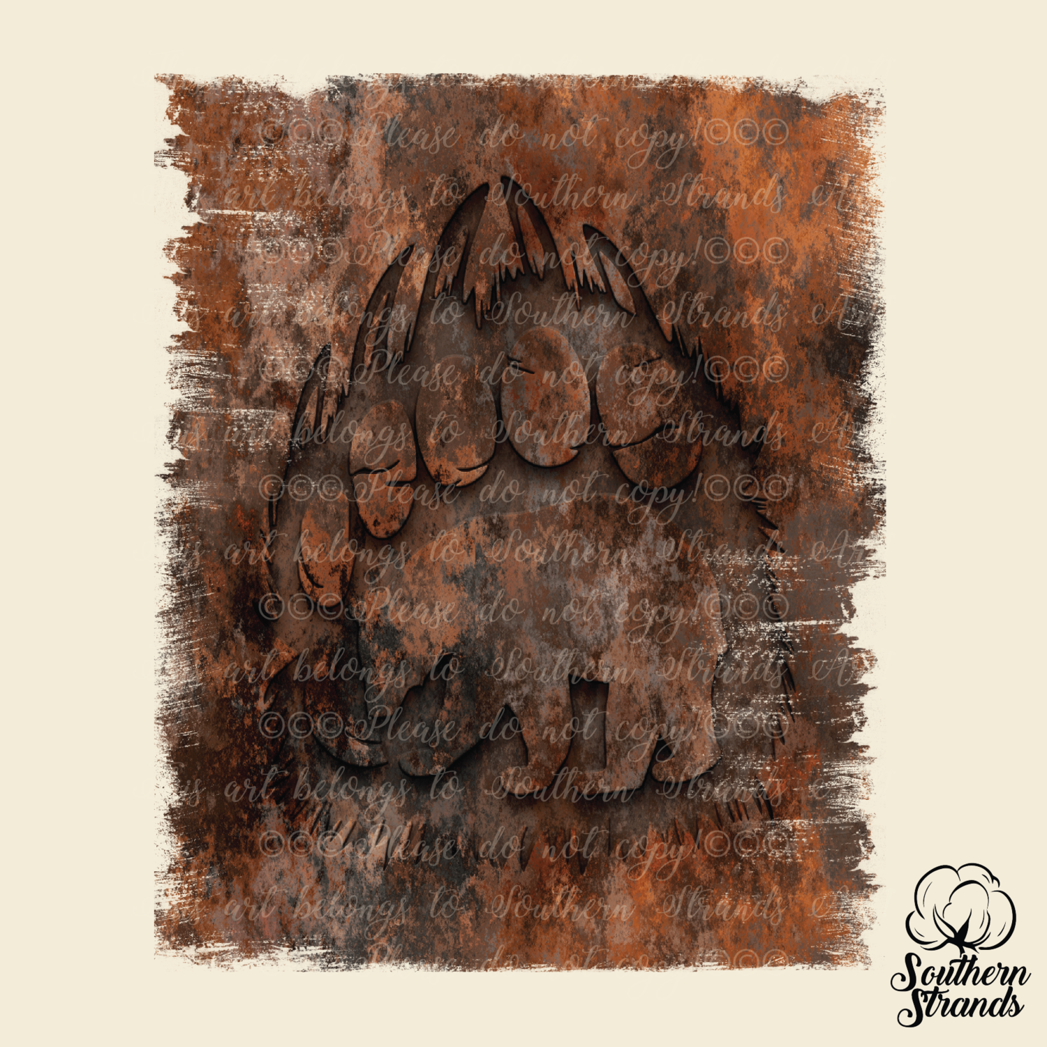 Rusty Bear Paw | DIGITAL DESIGN