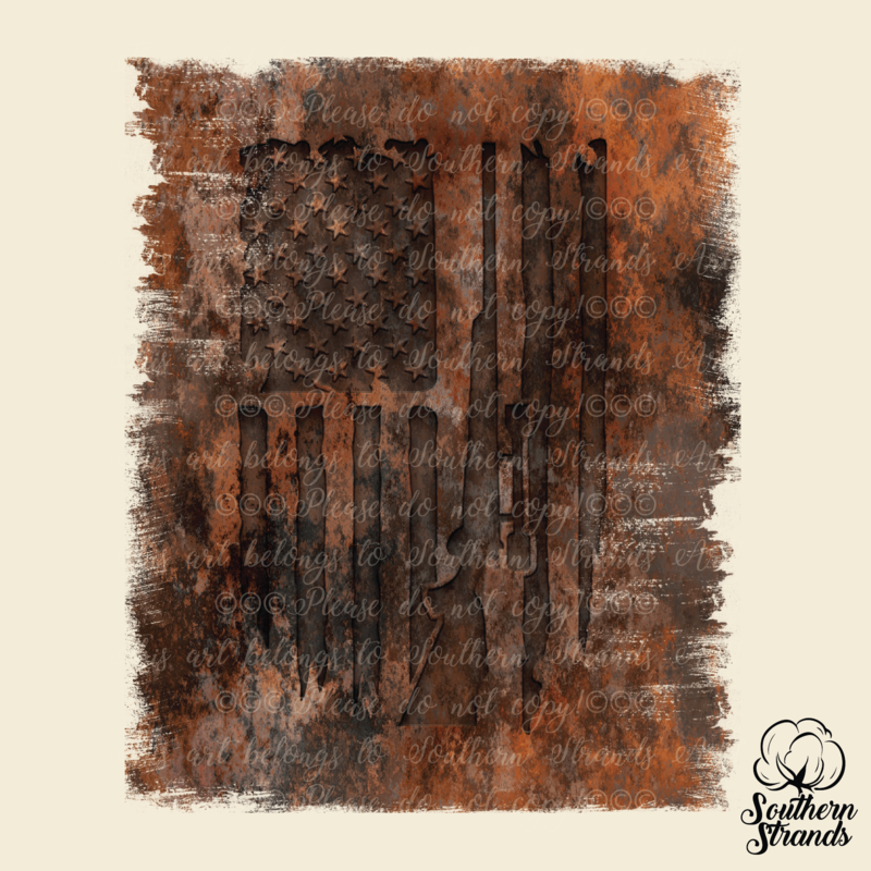 Rusty Hunting Flag | DIGITAL DESIGN