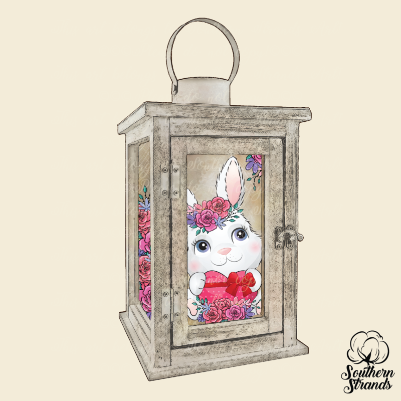 Easter Bunny Lantern - Light | Standard Size and NEW Interchangeable Size with Inserts | DIGITAL DESIGN