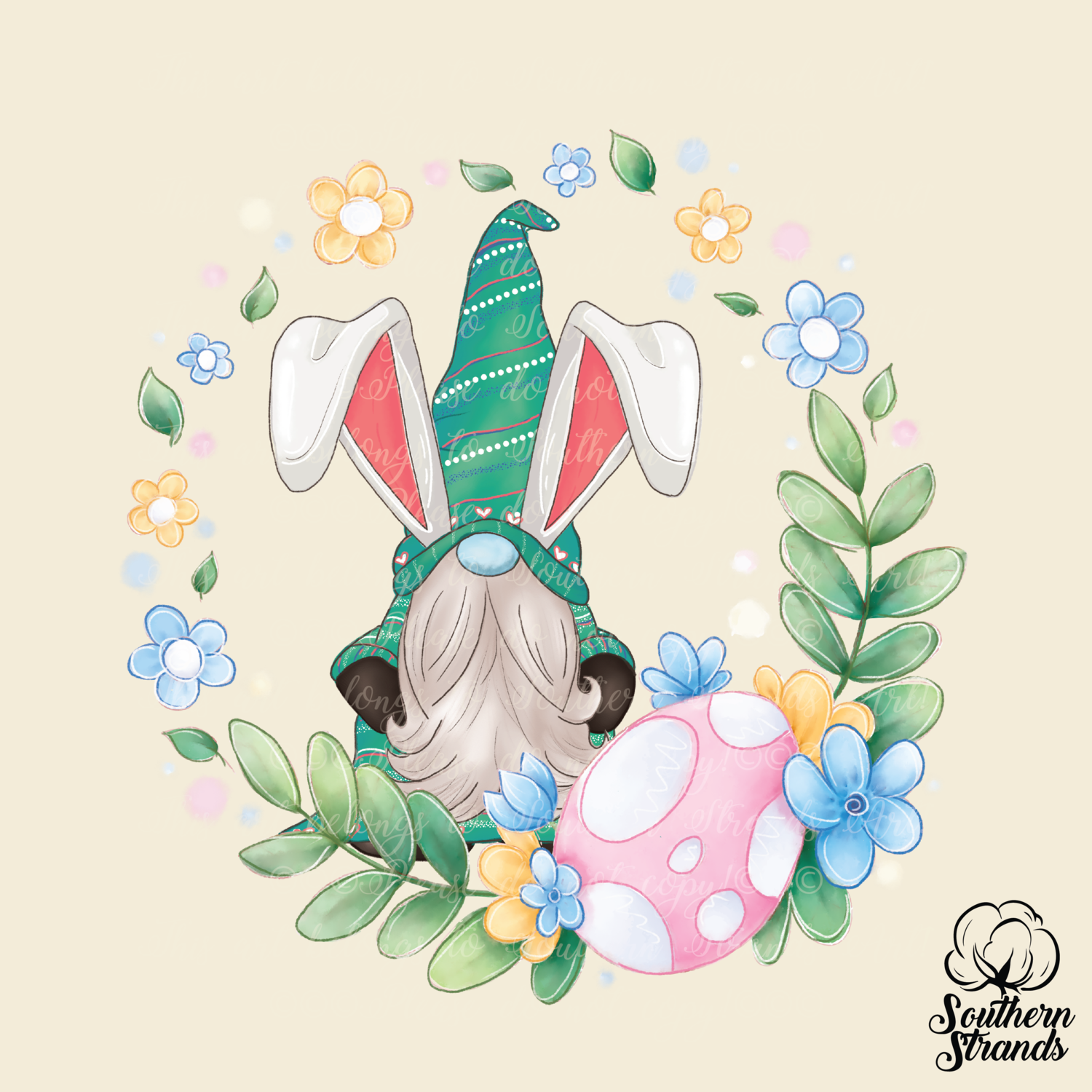 Easter Bunny Gnome | DIGITAL DESIGN