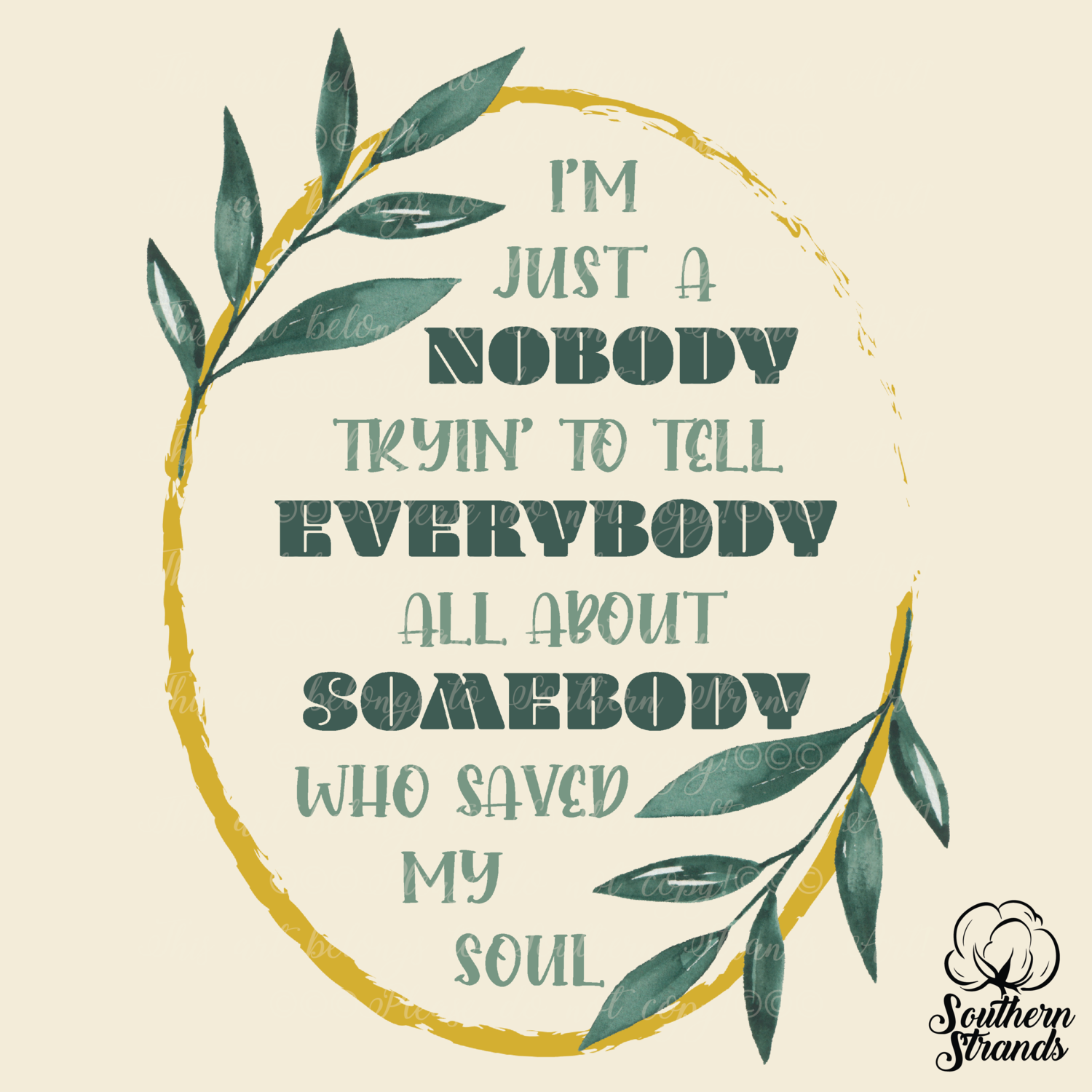 Just a Nobody | DIGITAL DESIGN