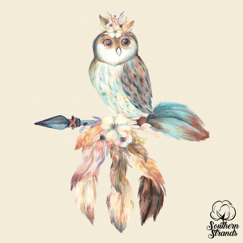 BoHo Arrow and Owl | DIGITAL DESIGN