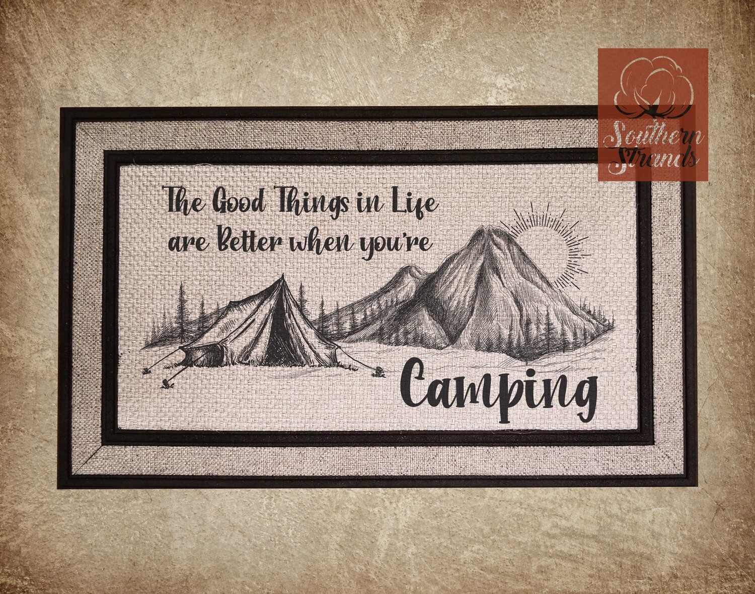 The Good Things - Camper  Doormat 24x12 | DIGITAL DESIGN