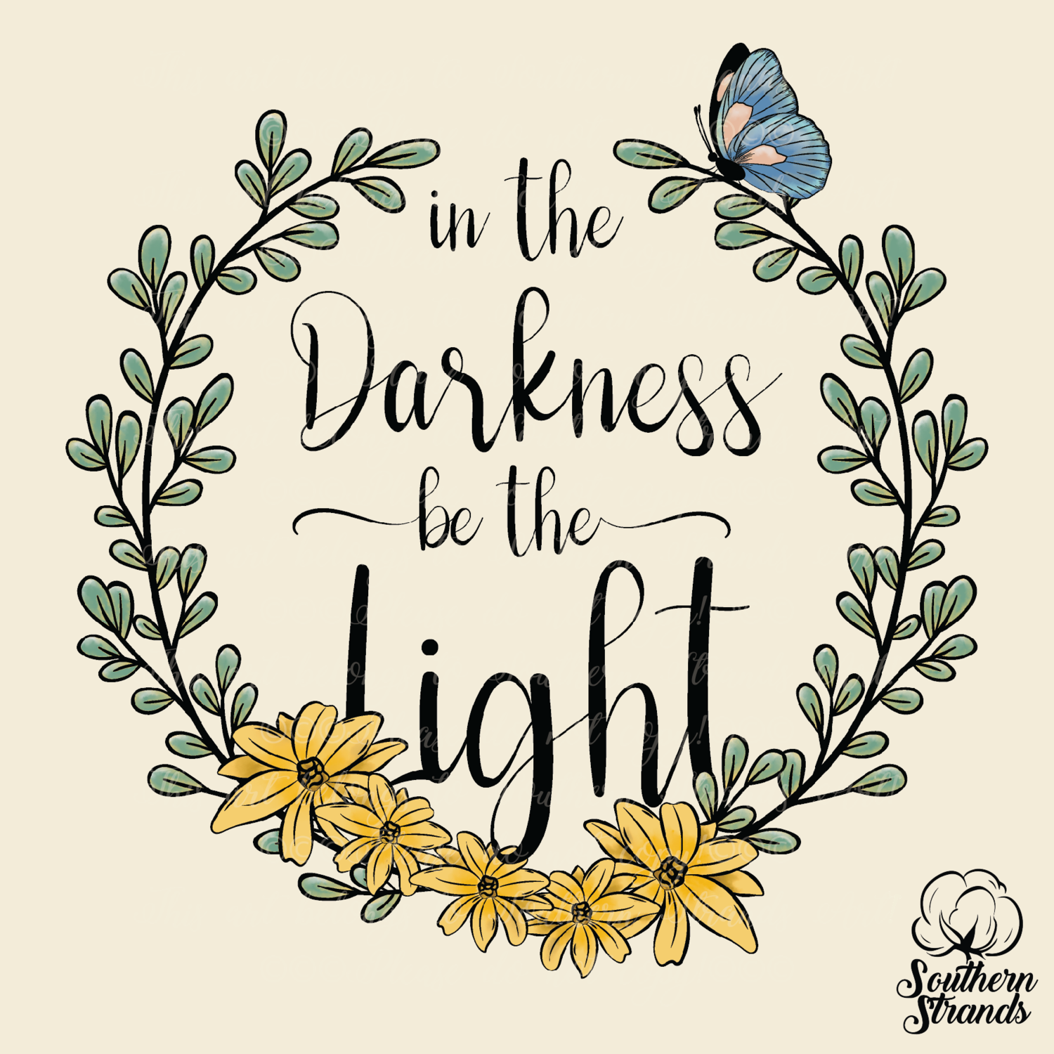 In the Darkness-Be the Light-colored | DIGITAL DESIGN