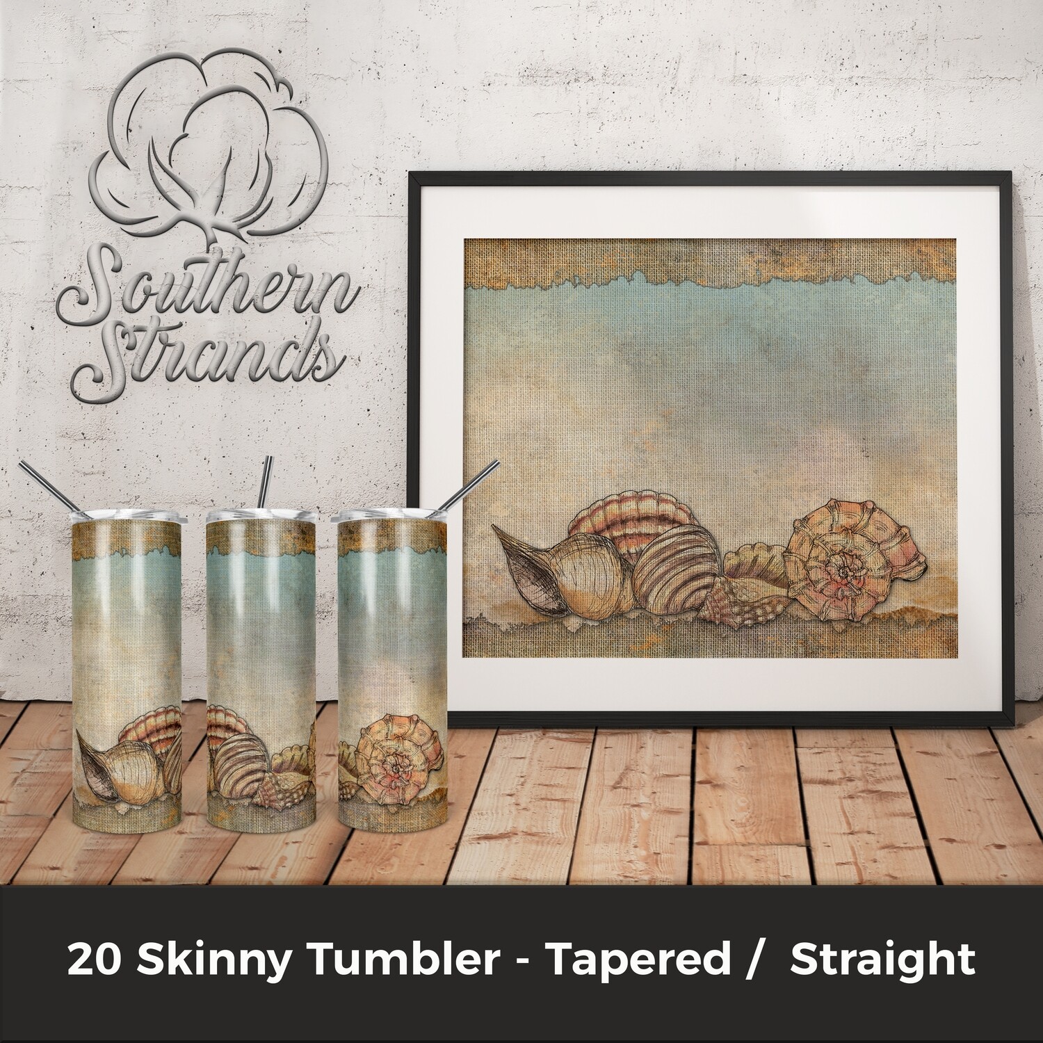 Seashells Tumbler | DIGITAL DESIGN