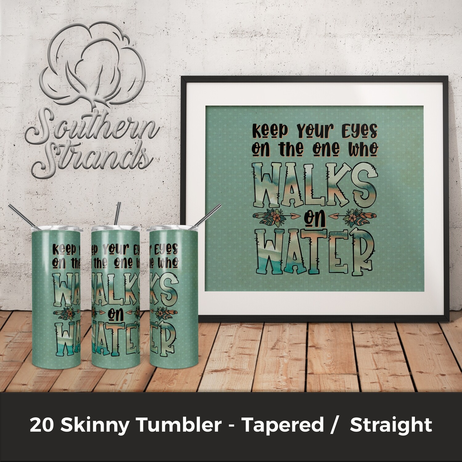 Walks on Water Tumbler | DIGITAL DESIGN