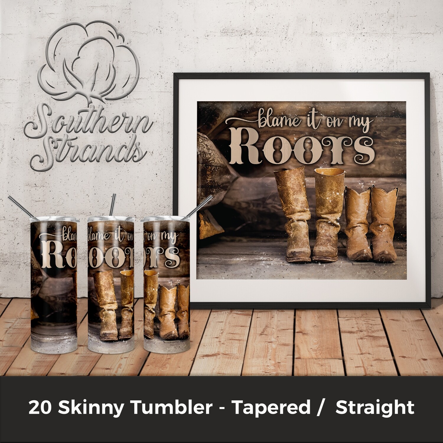 Blame it on my ROOTS Tumbler | DIGITAL DESIGN