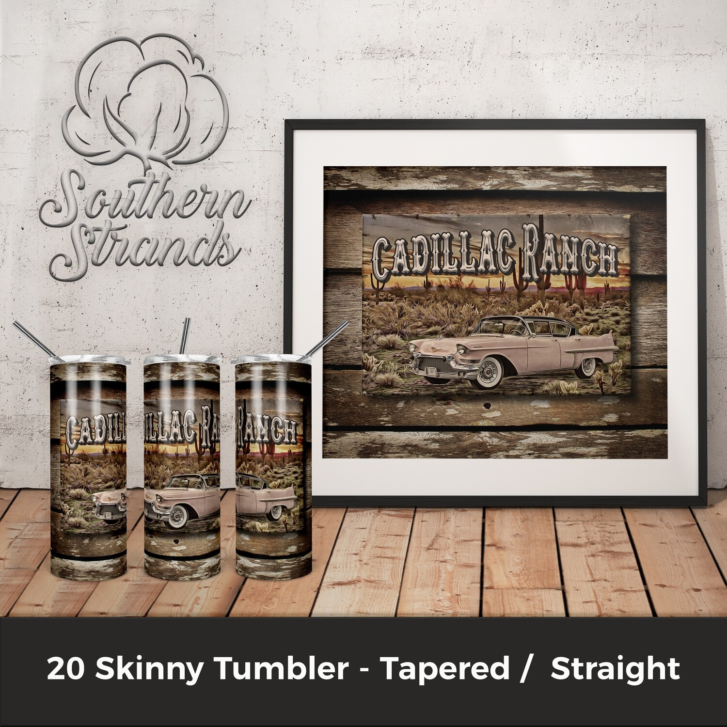 Cadillac Ranch Tumbler | DIGITAL DESIGN