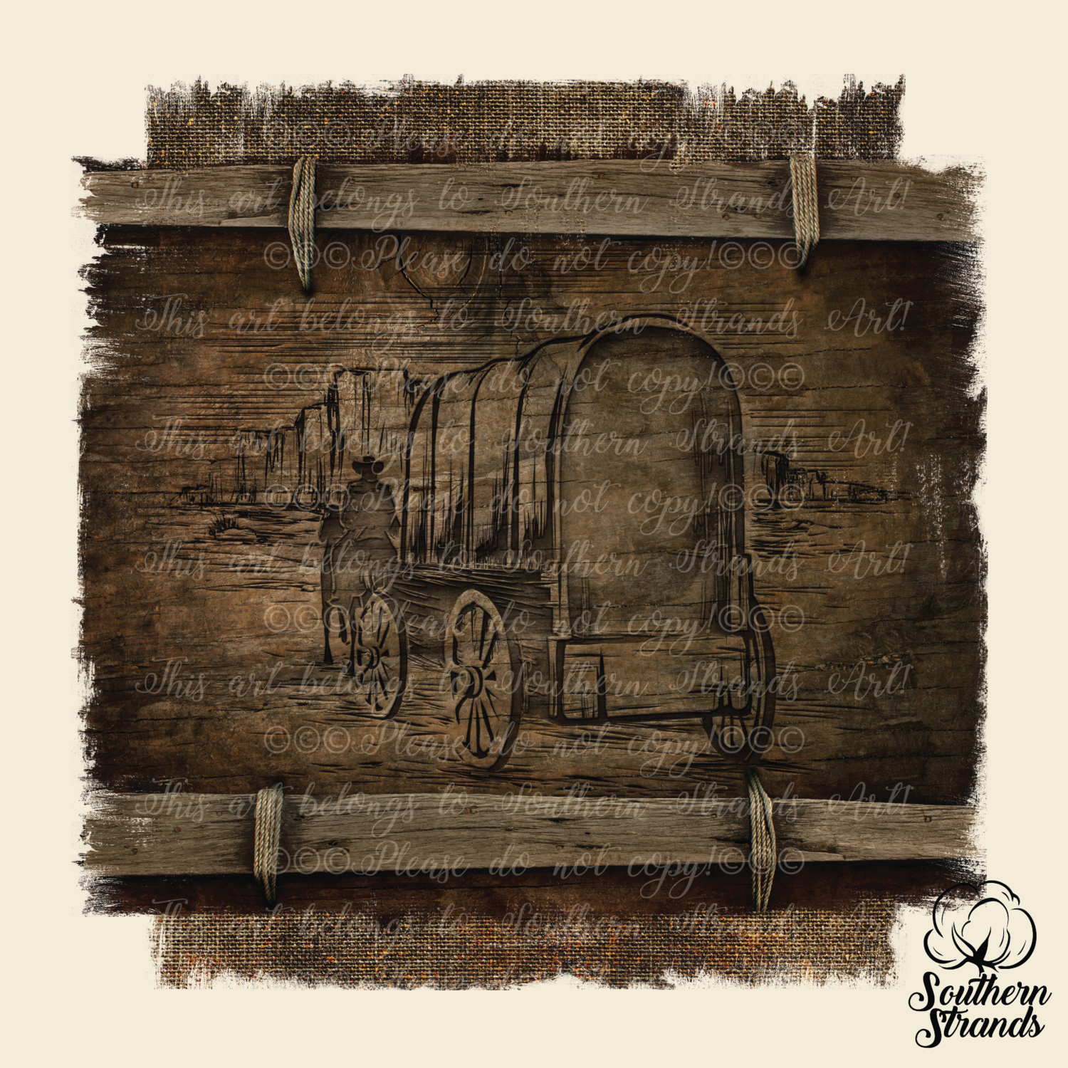 Carved Covered Wagon | DIGITAL DESIGN