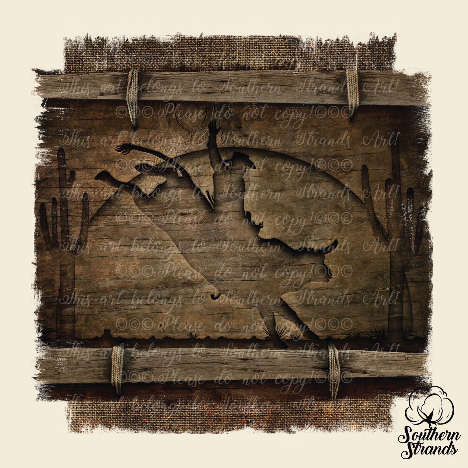 Carved Bull Rider | DIGITAL DESIGN