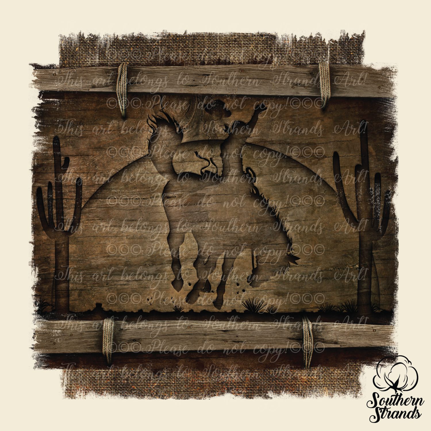 Carved Bronc Rider | DIGITAL DESIGN