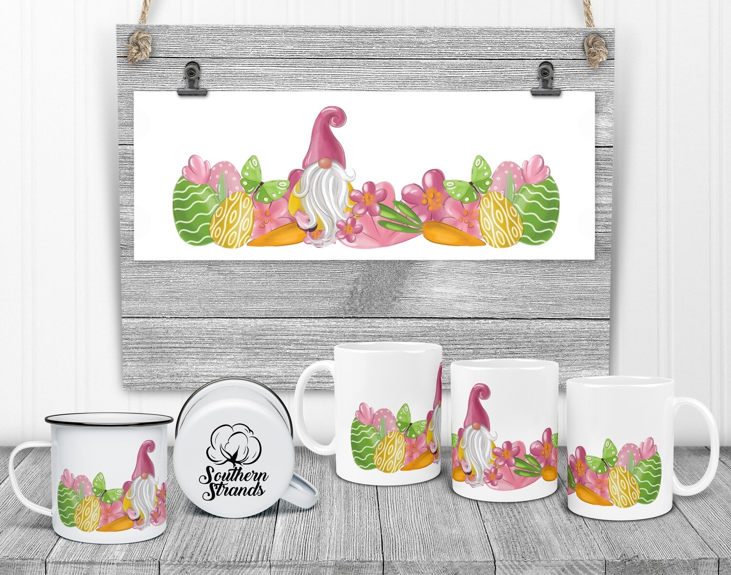 Watercolor Easter Gnome Mug | DIGITAL DESIGN