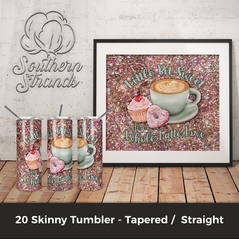 Latte Love Tumbler | DIGITAL DESIGN