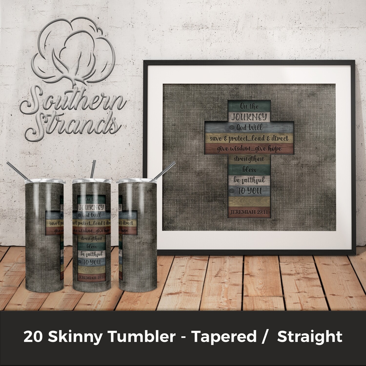 On The Journey Cross Tumbler | DIGITAL DESIGN