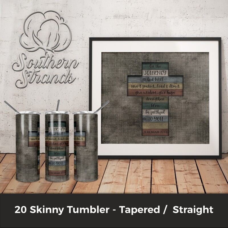 On The Journey Cross Tumbler | DIGITAL DESIGN