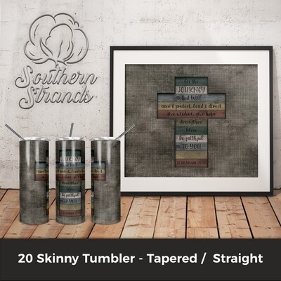 On The Journey Cross Tumbler | DIGITAL DESIGN