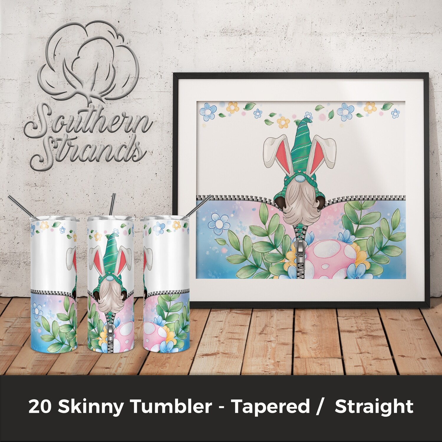 Easter Bunny Gnome Tumbler | DIGITAL DESIGN