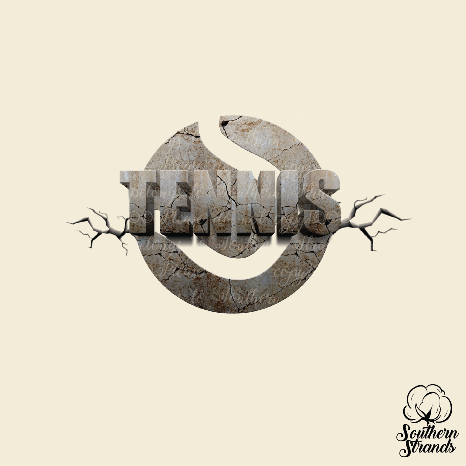 Cracked Sports - Tennis | DIGITAL DESIGN