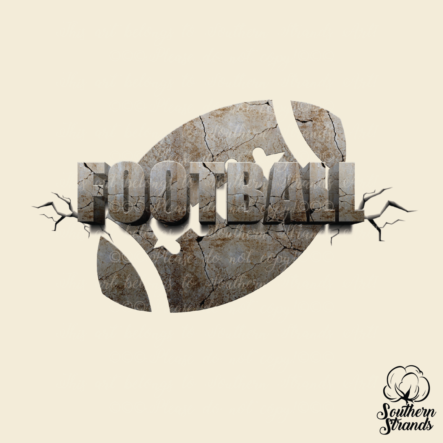 Cracked Sports - Football | DIGITAL DESIGN