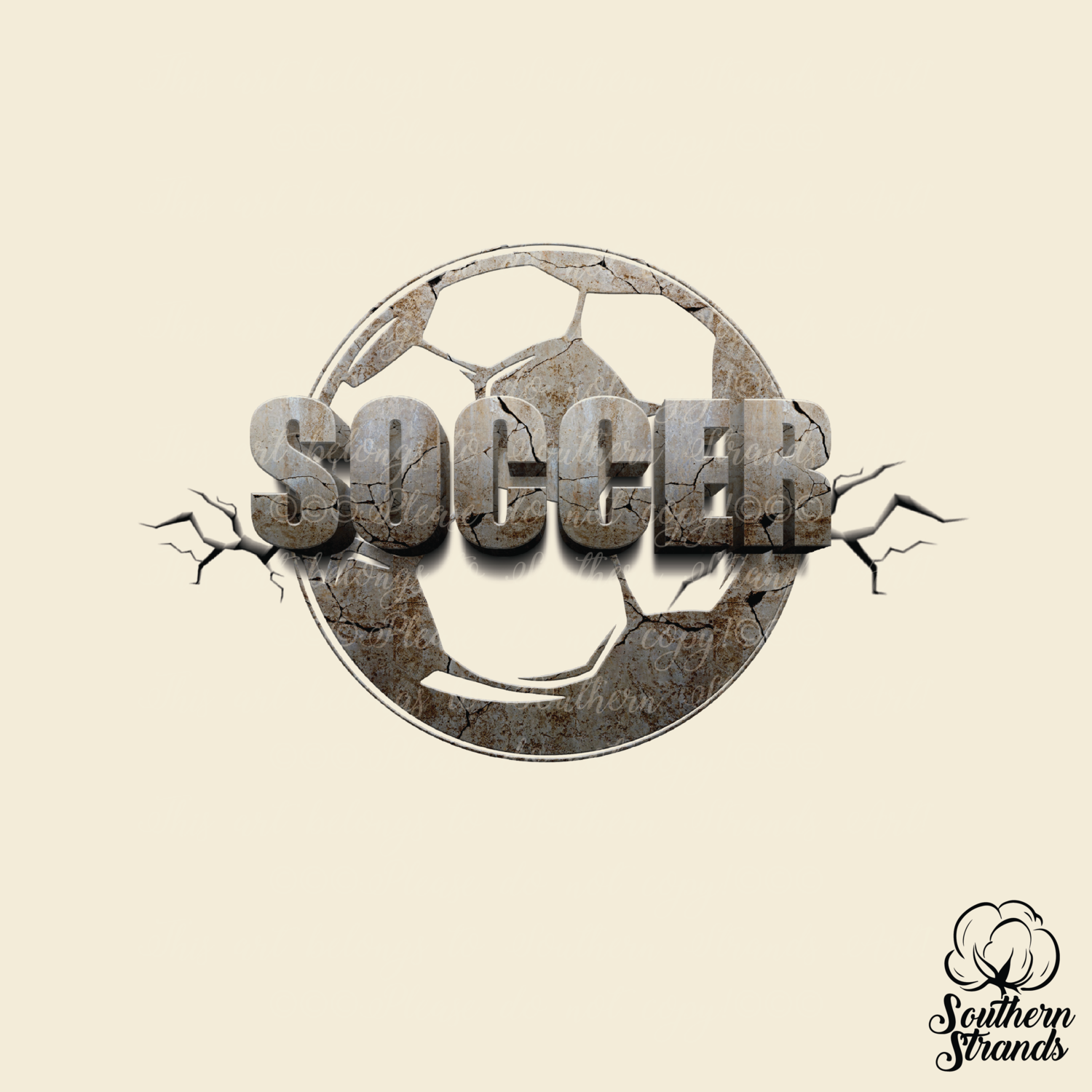 Cracked Sports - Soccer | DIGITAL DESIGN