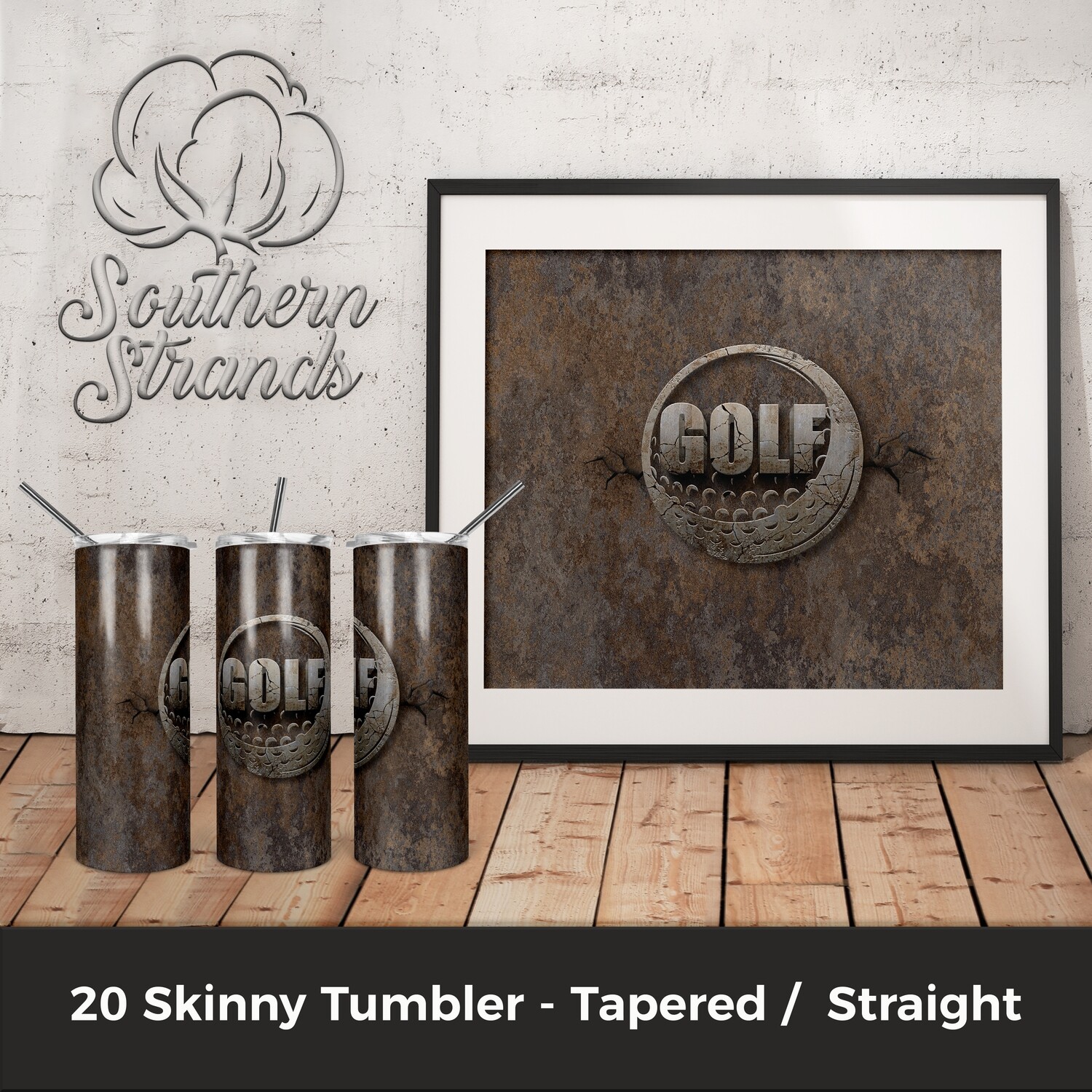 Cracked Sports Tumblers - Golf | DIGITAL DESIGN