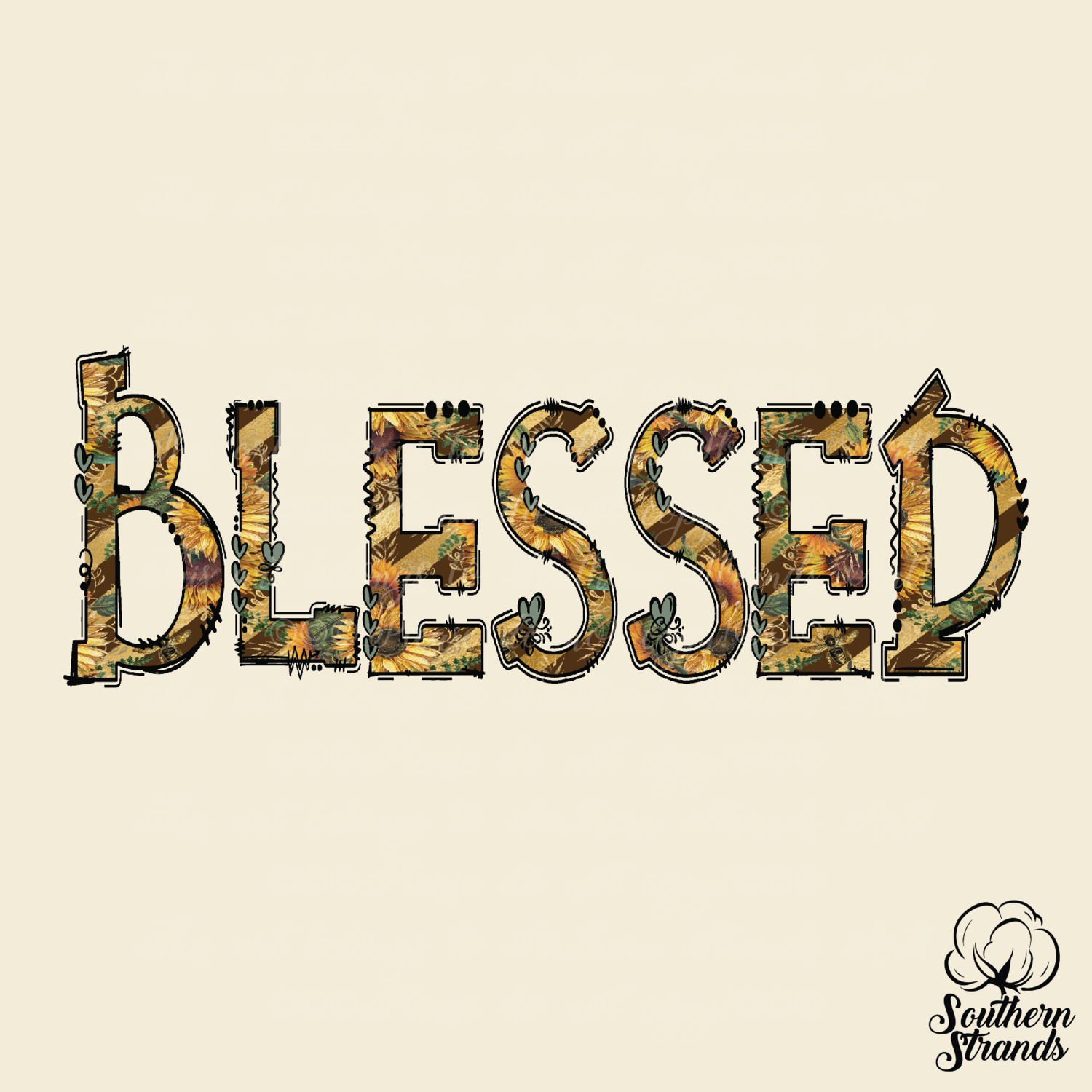Sunflower Blessed | DIGITAL DESIGN
