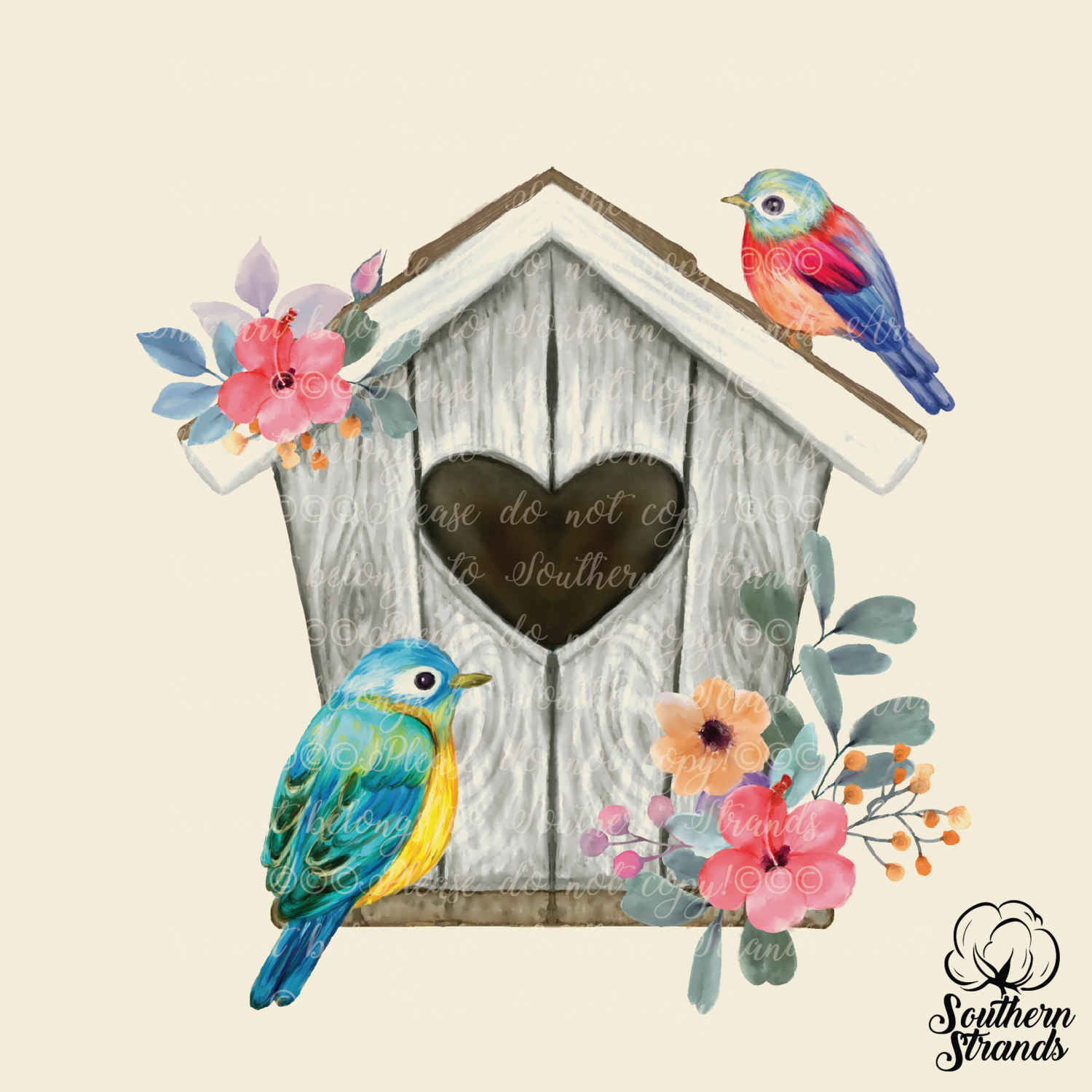 Spring Birdhouse | DIGITAL DESIGN