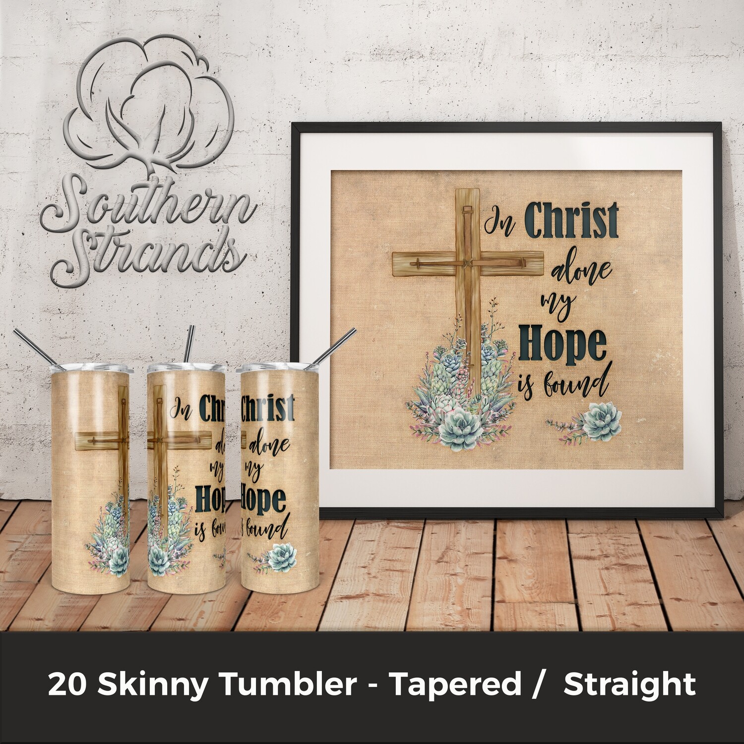 In Christ Alone Tumbler | DIGITAL DESIGN