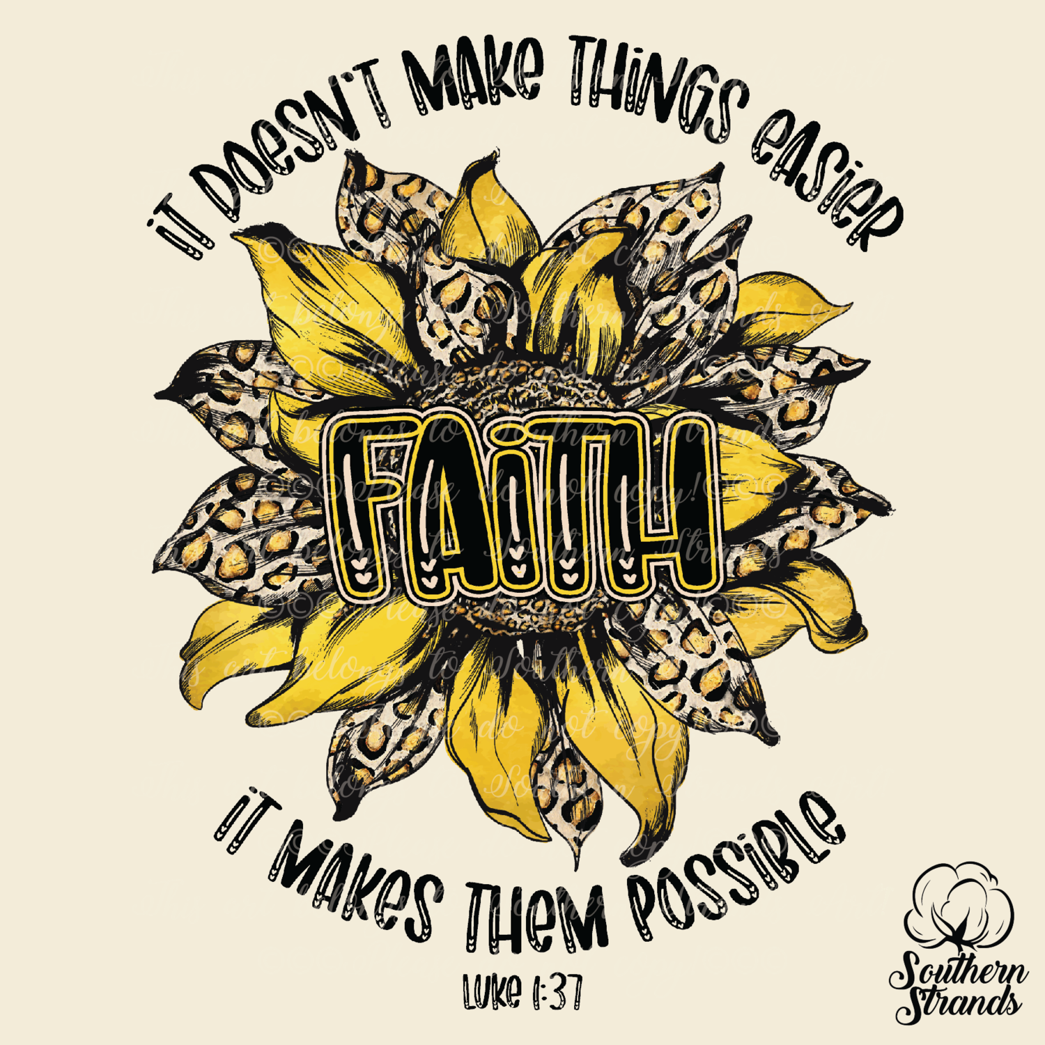 FAITH Luke 1:37 | DIGITAL DESIGN