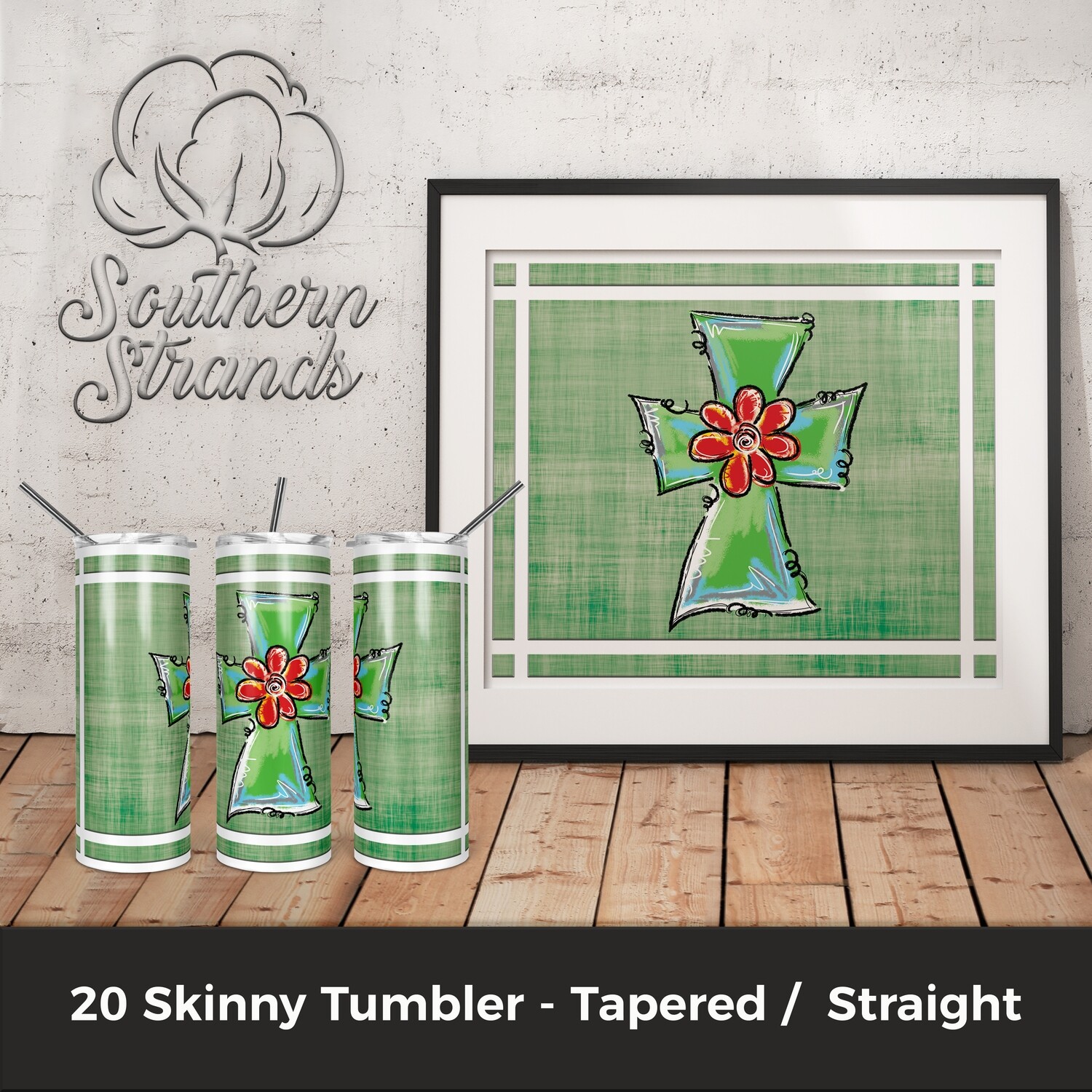 Cross Sketch Tumbler | DIGITAL DESIGN