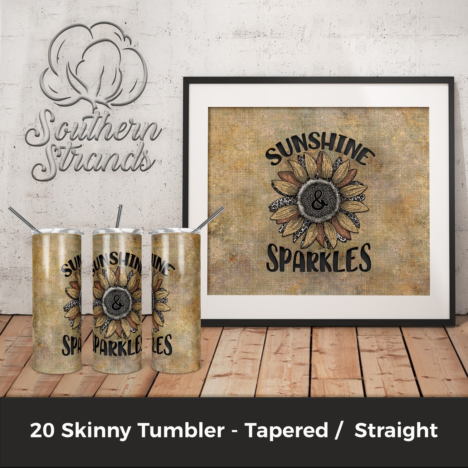 Sunshine and Sparkles Tumbler | DIGITAL DESIGN