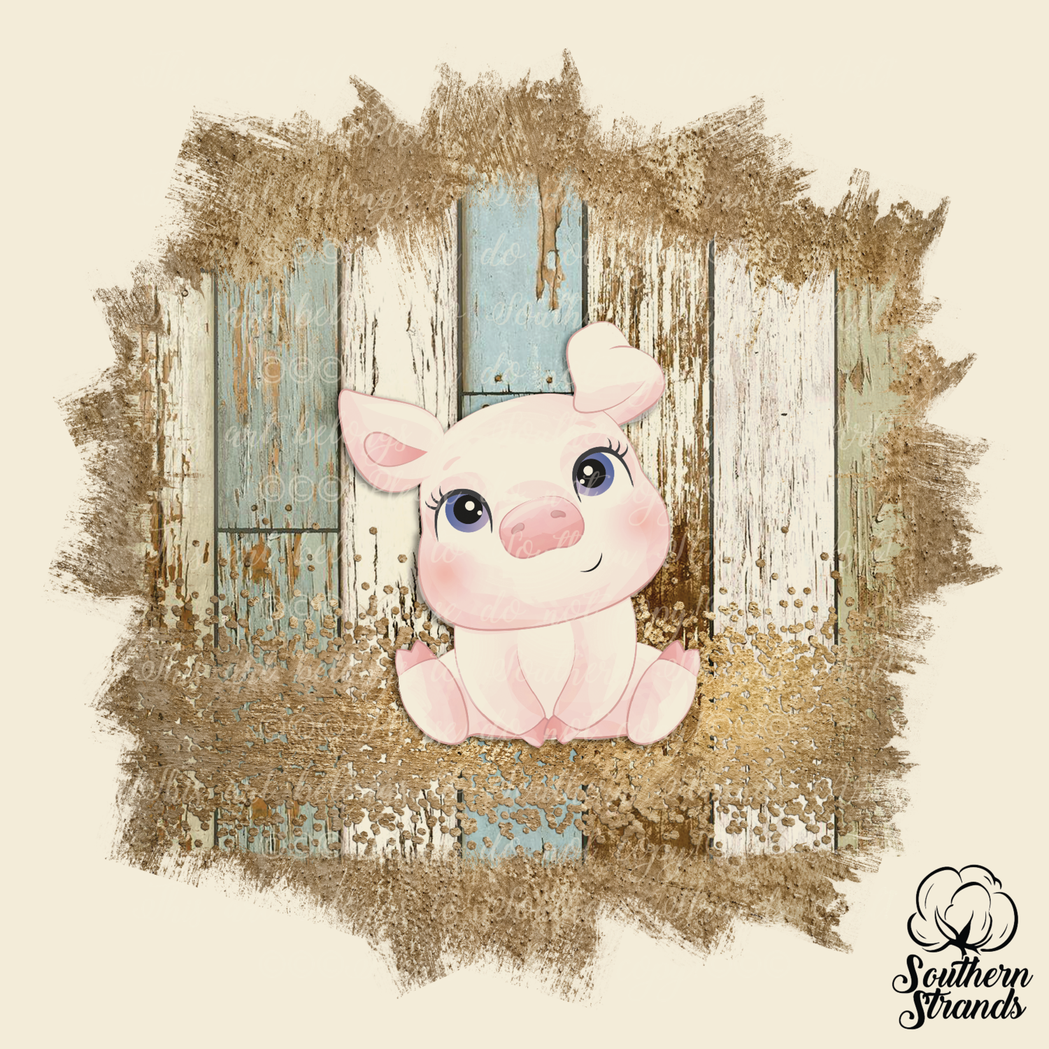 Farmhouse Piggy| DIGITAL DESIGN