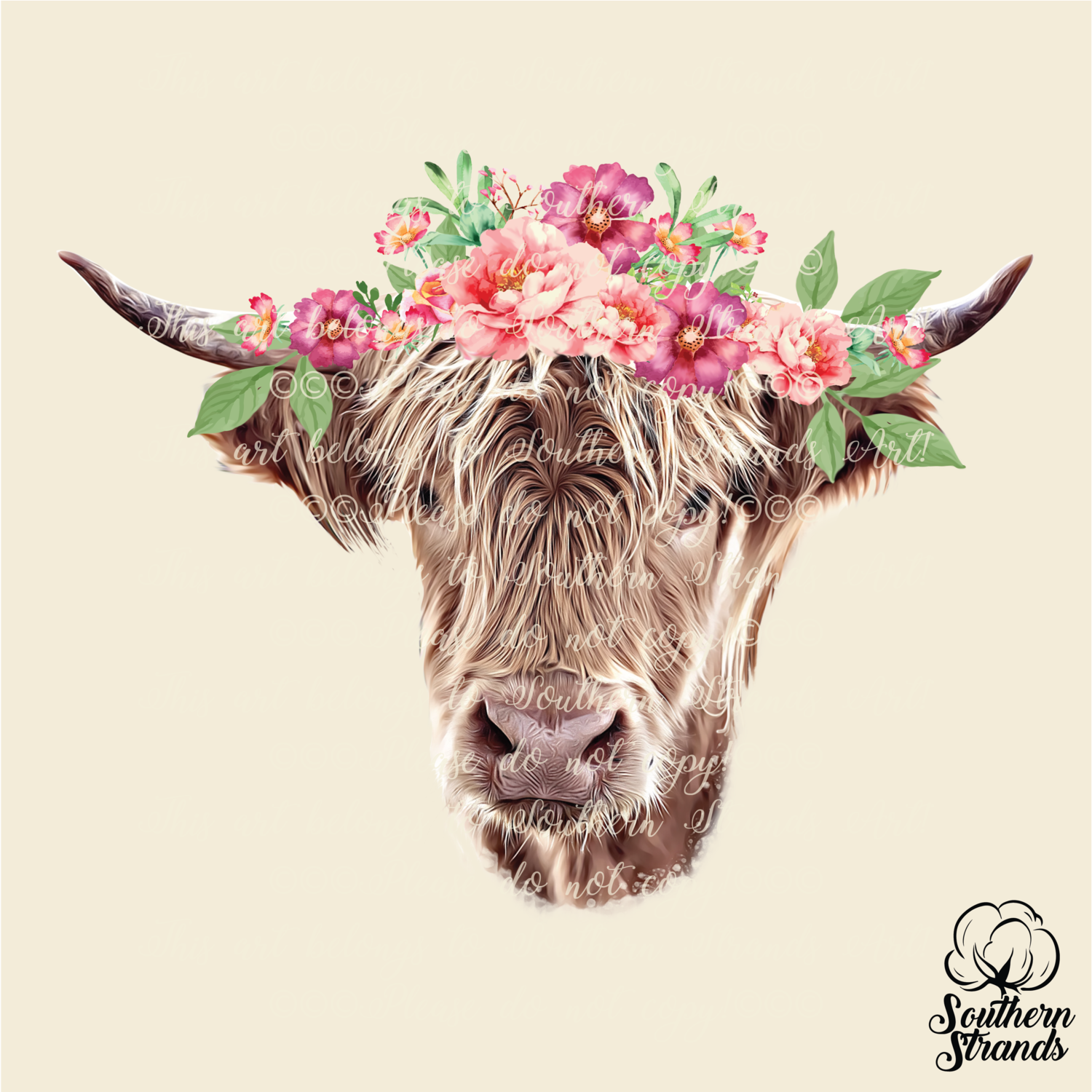 Flowered Cow | DIGITAL DESIGN