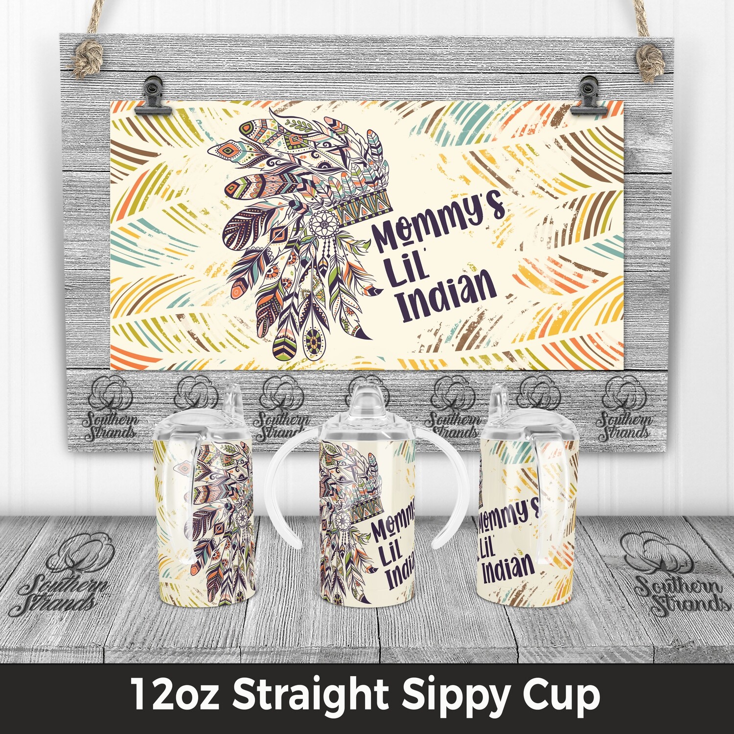 Mommy&#39;s Lil Indian - Sippy Cup | DIGITAL DESIGN