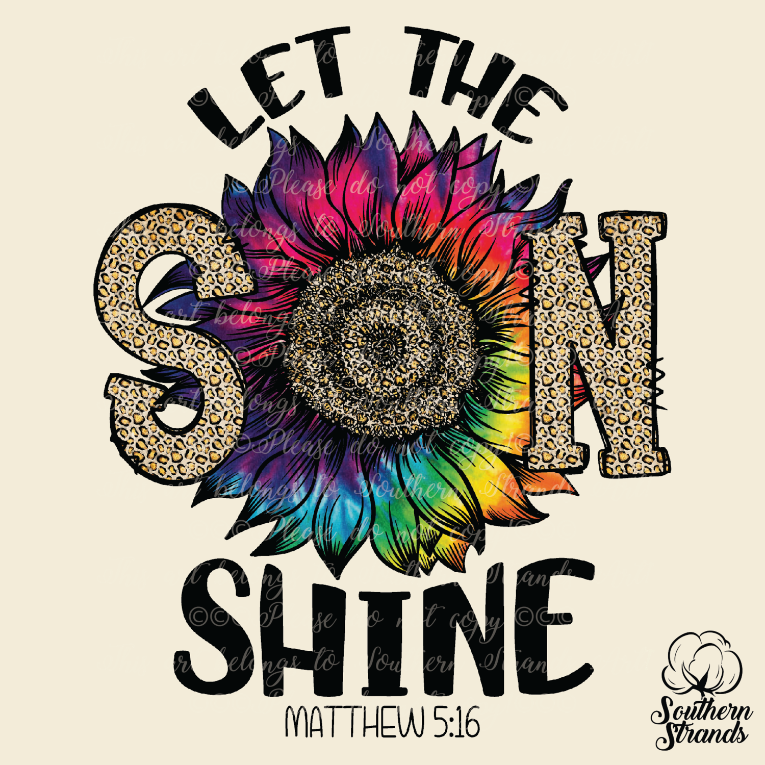 Let The SON Shine - Sunflower | DIGITAL DESIGN
